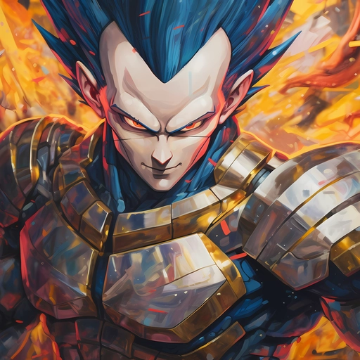 vegeta pfp stylish anime