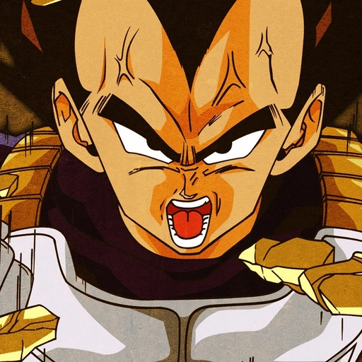 vegeta pfp minimal aesthetic