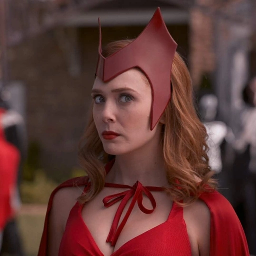 wanda maximoff pfp colorful