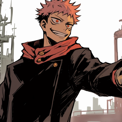 yuji itadori pfp funny face