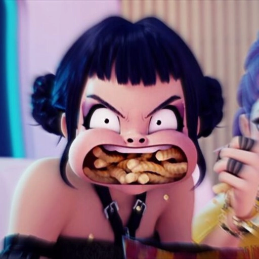 zoey dark aesthetic kpop demon hunters pfp