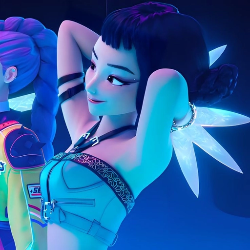 zoey cartoon pfp kpop demon hunters