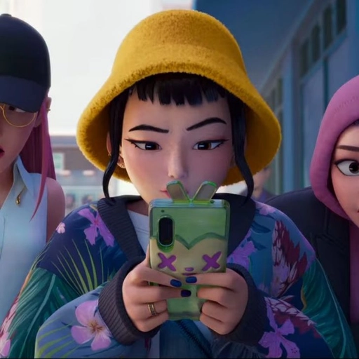 zoey dark pfp kpop demon hunters