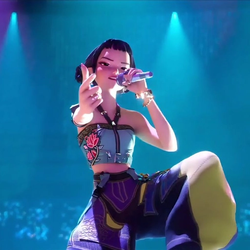 zoey aesthetic kpop demon hunters pfp