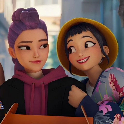 zoey kpop fanart demon hunters pfp