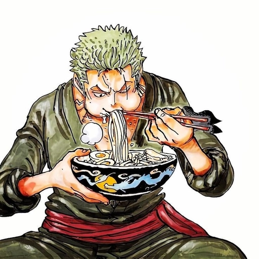 one piece zoro pfp illustration