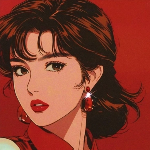 90s anime pfps vintage look