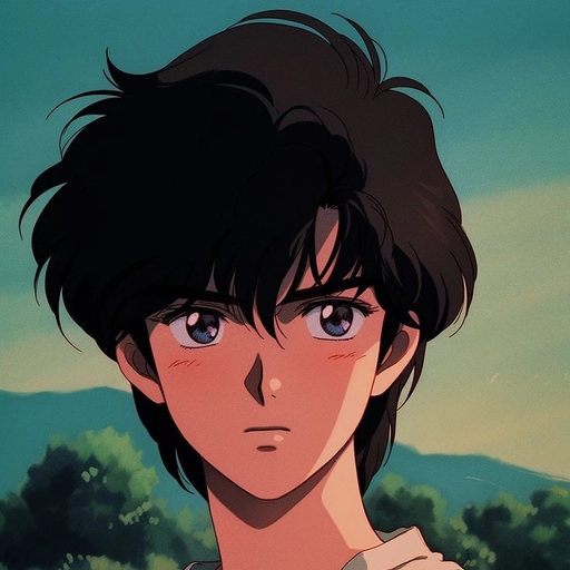 90s anime aesthetic neon lights