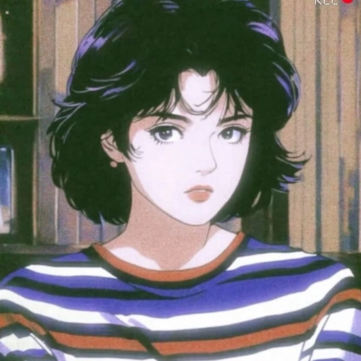 90's anime pfp emotional scene