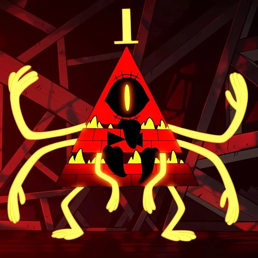 bill cipher pfp 4k hd