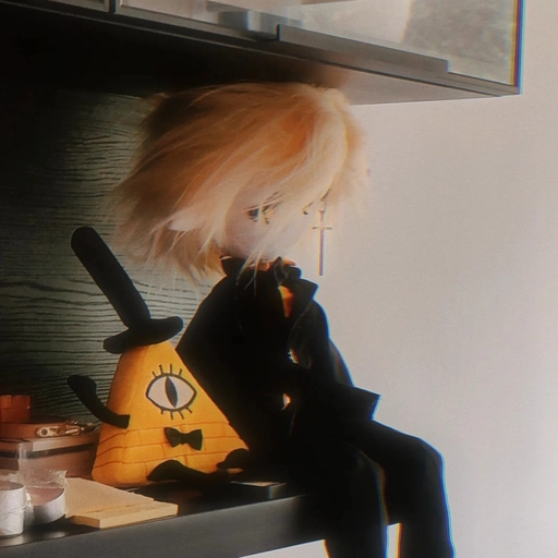 cool bill cipher pfp render