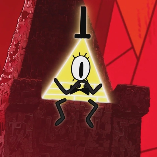 bill cipher pfp minimal