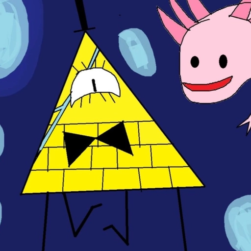 bill cipher pfp 4k design