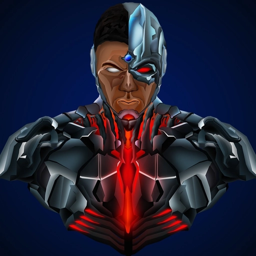 dark tone cyborg pfp