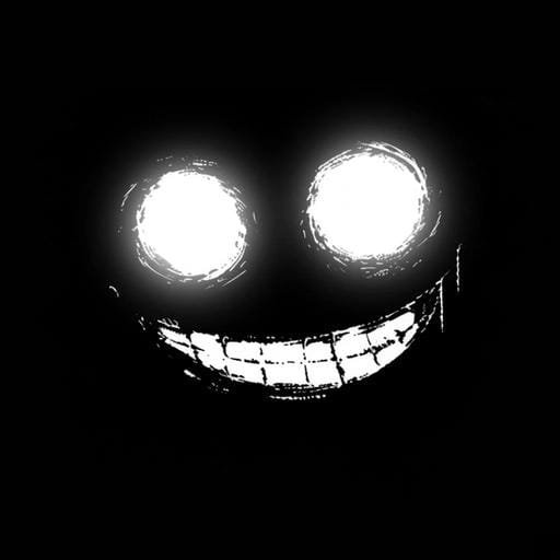 ghost face pfp black and white