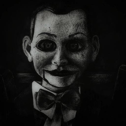 ghostface smoking pfp dark tone