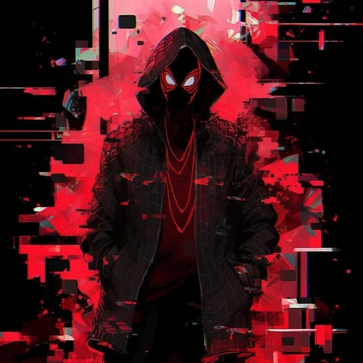 dark glitchcore pfp aesthetic