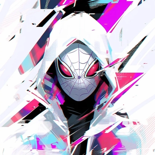 2020 glitchcore pfp edgy look