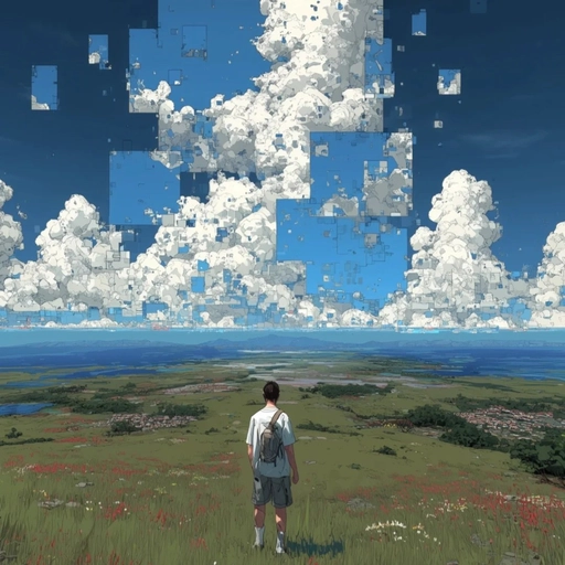 2020 glitchcore pfp old school