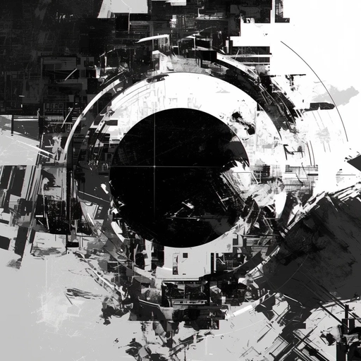 glitchcore aesthetic pfp moody