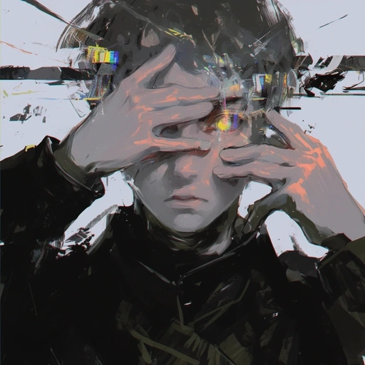 glitchcore matching pfp aesthetic