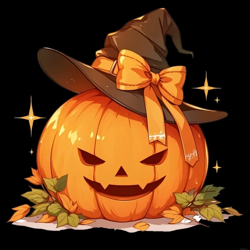 pumpkin cute halloween pfp aesthetic