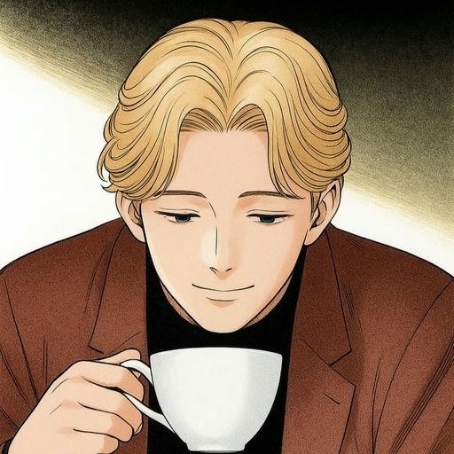 johan liebert pfp black background