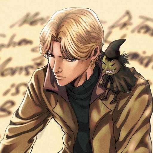 johan liebert pfp dark style