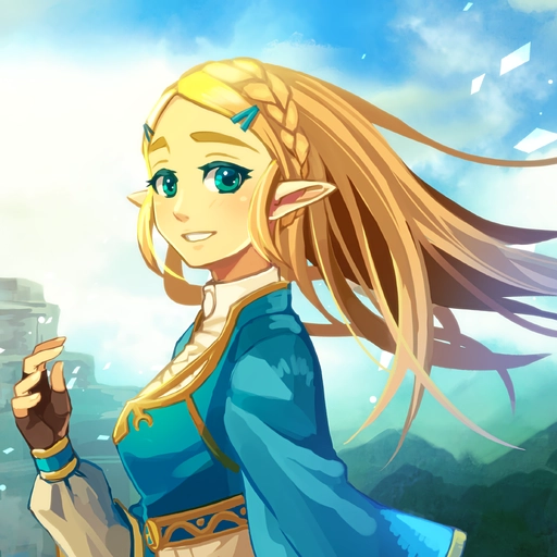 zelda cartoon pfp 4k