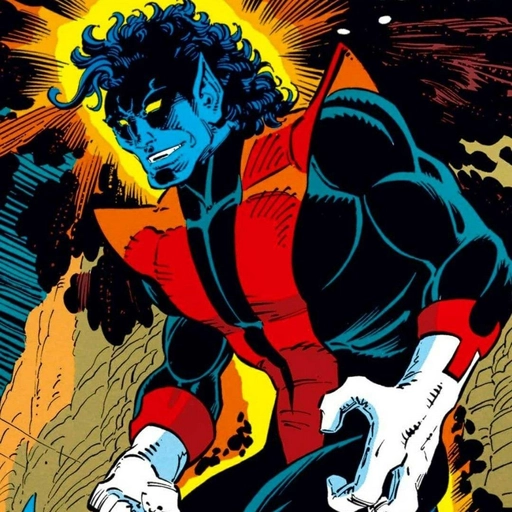 nightcrawler pfp x men dramatic pose