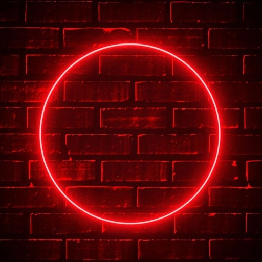 black pfp circle minimal