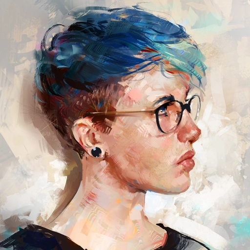 aesthetic side pfp drawing