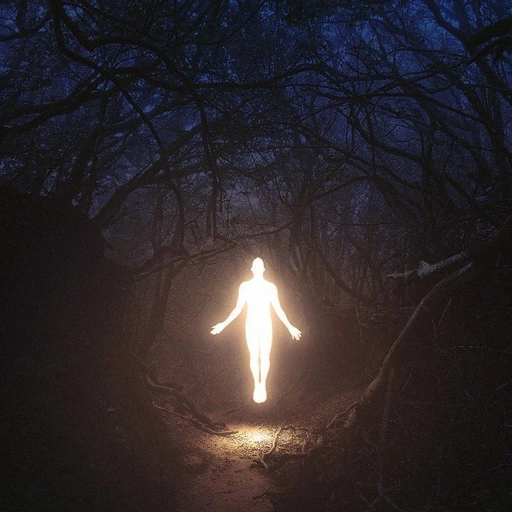 cool pfp with aura light