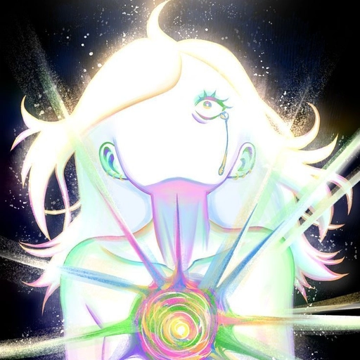 white aura pfp anime