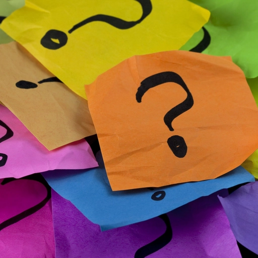 question mark pfp cute style