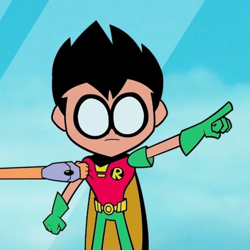 robin suit pfp minimal