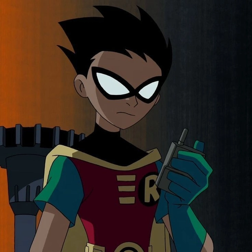 robin pfp black background