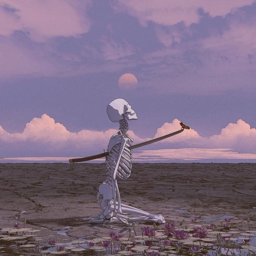 skeleton pfp y2k aesthetic tone