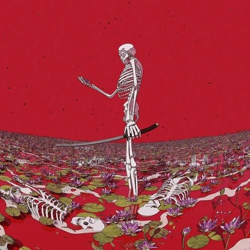 red skeleton pfp