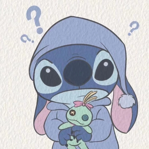 stich pfp blue alien