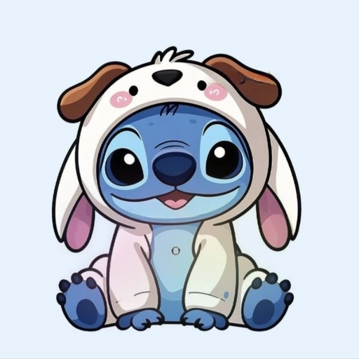 stitch pfp aesthetic vibe