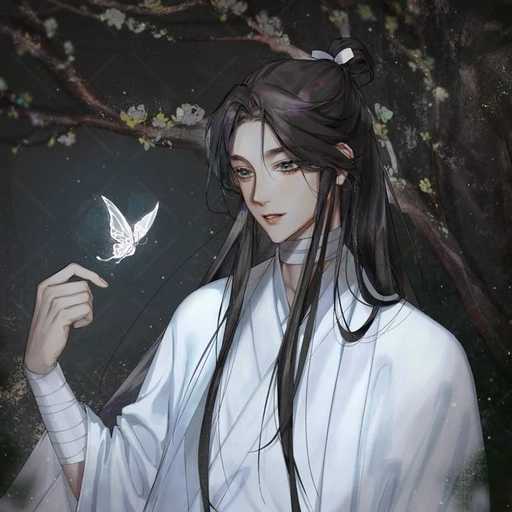 xie lian pfp soft glow