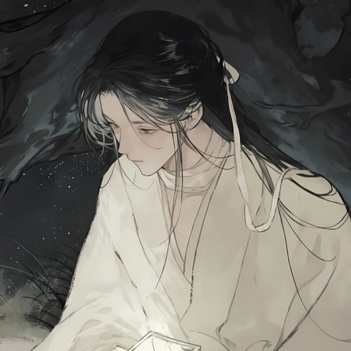 xie lian pfp aesthetic pastel