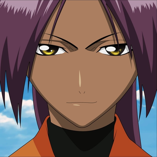 aesthetic yoruichi pfp glow