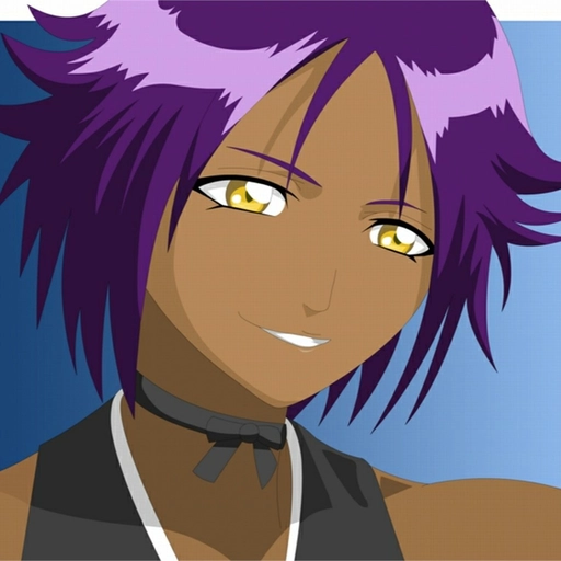 yoruichi bleach pfp purple