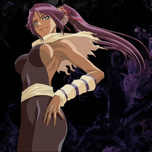 bleach yoruichi pfp art