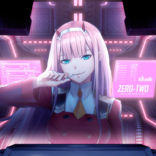 zero two pfp sad