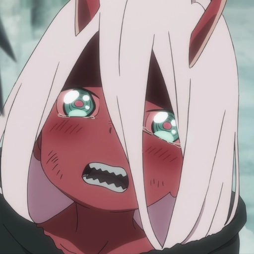 zero two pfp angry