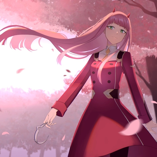 zero two manga pfp mischievous