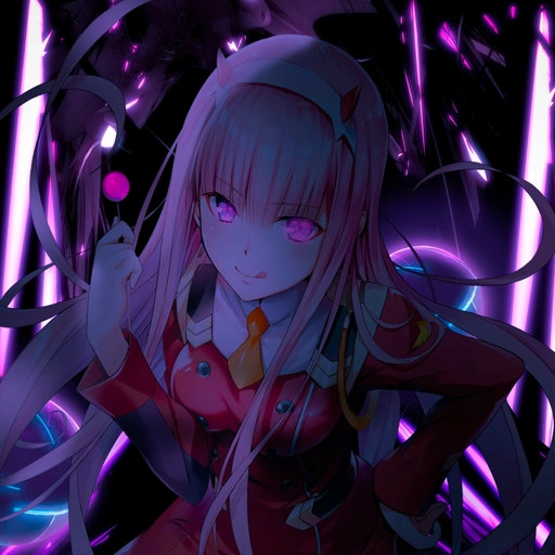 zero two pfp dark